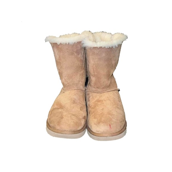 Ugg Bailey Bow Tall Chestnut Boots Size 10 - Picture 3 of 9